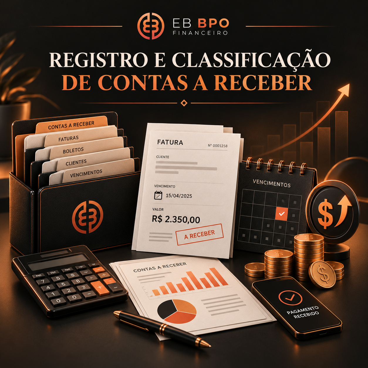 Registro e classificação de contas a receber